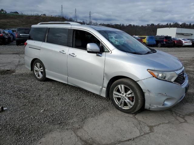 JN8AE2KP0B9003186 - 2011 NISSAN QUEST S SILVER photo 4