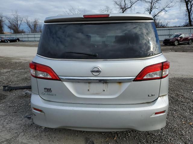 JN8AE2KP0B9003186 - 2011 NISSAN QUEST S SILVER photo 6