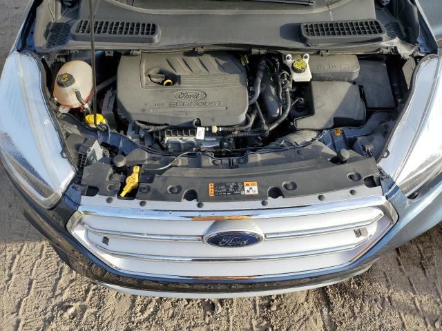 1FMCU9HDXJUA99235 - 2018 FORD ESCAPE SEL 蓝色 照片 12