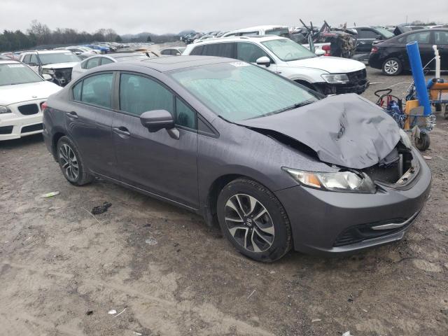 19XFB2F82EE057215 - 2014 HONDA CIVIC EX GRAY photo 4