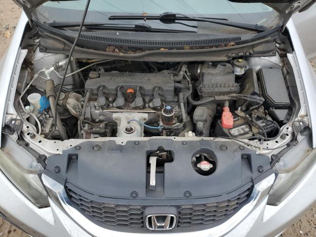 19XFB2F5XFE267553 - 2015 HONDA CIVIC LX ვერცხლისფერი ფოტო 11