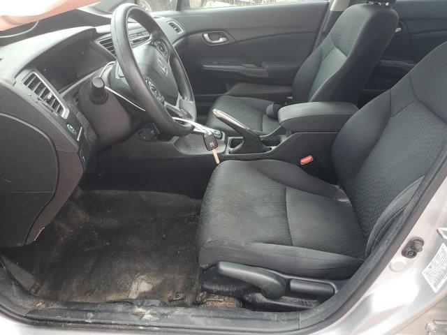 19XFB2F5XFE267553 - 2015 HONDA CIVIC LX ვერცხლისფერი ფოტო 7