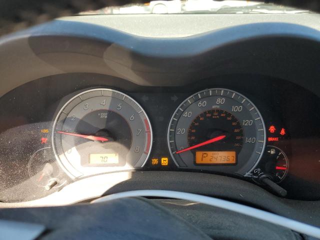 2T1BU4EE2AC465623 - 2010 TOYOTA COROLLA BASE GRAY photo 9