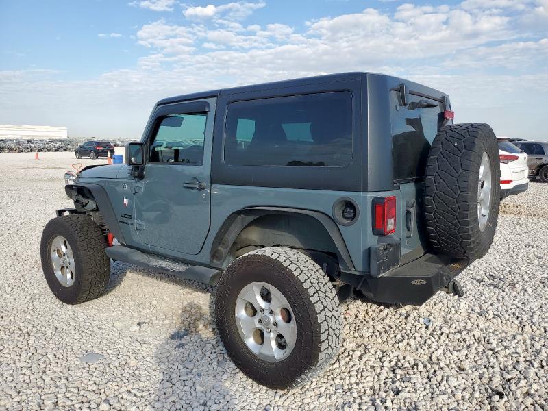 1C4AJWAG0EL308436 - 2014 JEEP WRANGLER SPORT GRAY photo 2