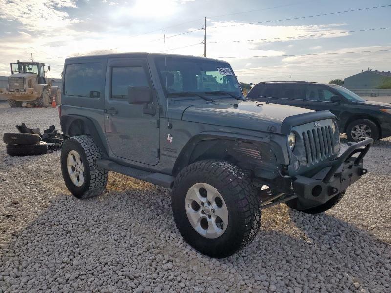 1C4AJWAG0EL308436 - 2014 JEEP WRANGLER SPORT GRAY photo 4
