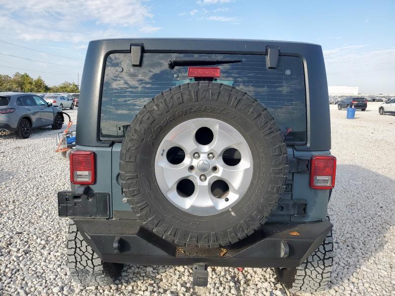 1C4AJWAG0EL308436 - 2014 JEEP WRANGLER SPORT GRAY photo 6