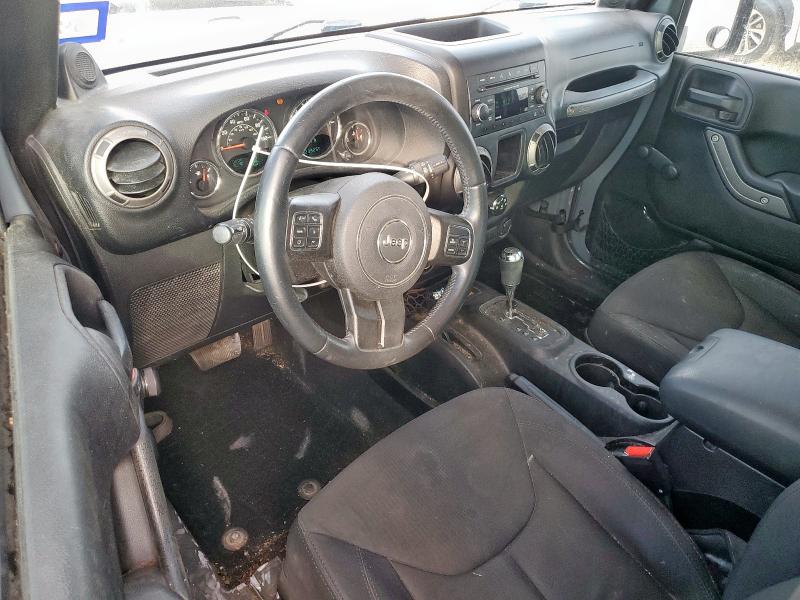 1C4AJWAG0EL308436 - 2014 JEEP WRANGLER SPORT GRAY photo 8