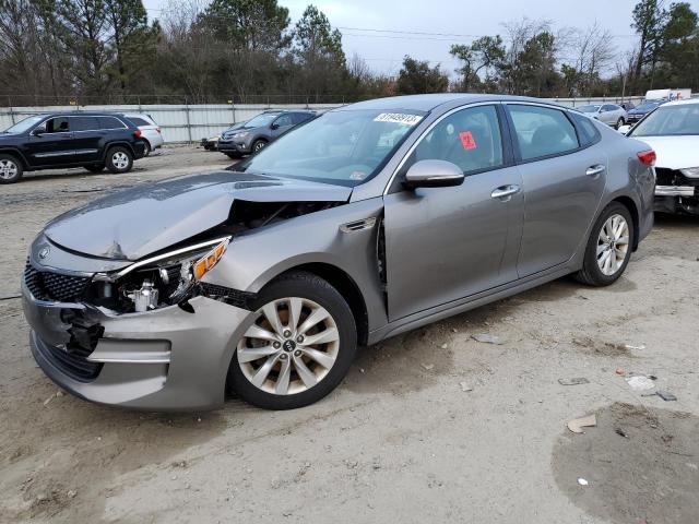 5XXGU4L33GG094738 - 2016 KIA OPTIMA EX SILVER photo 1