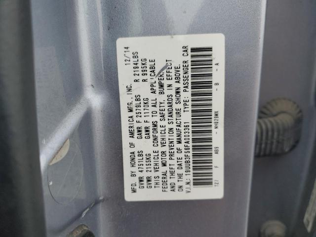 19UUB3F56FA003361 - 2015 ACURA TLX TECH SILVER photo 12