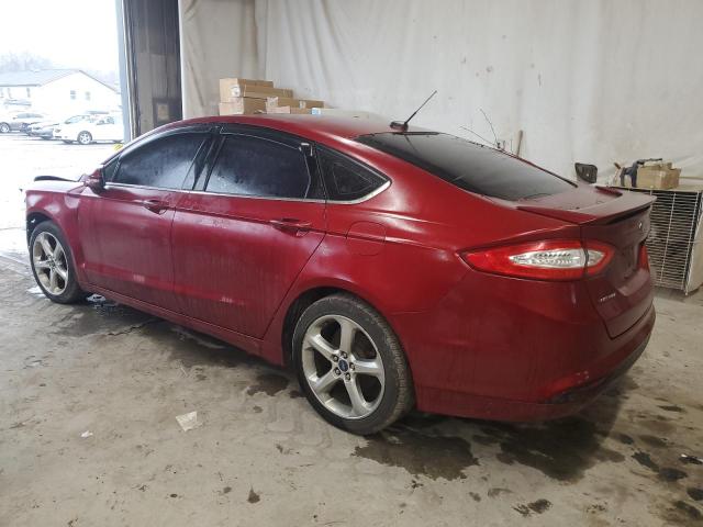 3FA6P0HD3ER154390 - 2014 FORD FUSION SE RED photo 2