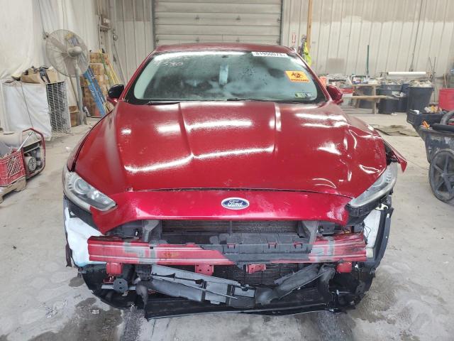 3FA6P0HD3ER154390 - 2014 FORD FUSION SE RED photo 5