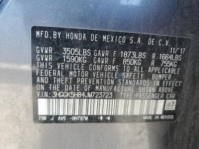 3HGGK5H84JM723723 - 2018 HONDA FIT EX Boz foto 12