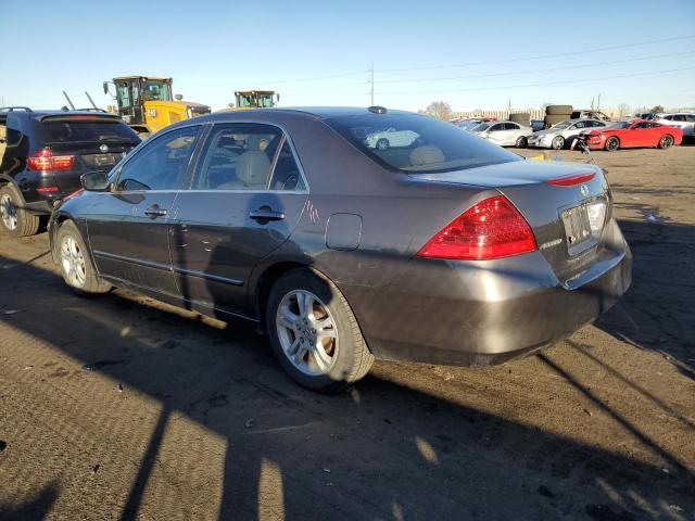 1HGCM56896A184595 - 2006 HONDA ACCORD EX GRAY photo 2