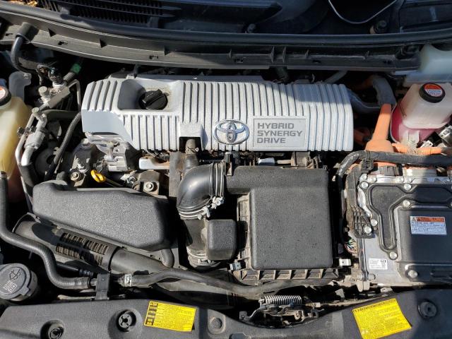 JTDKN3DU9F1880515 - 2015 TOYOTA PRIUS BLACK photo 11