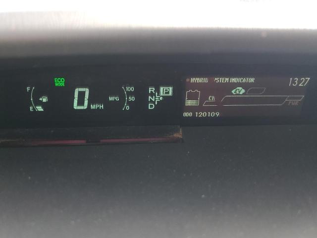 JTDKN3DU9F1880515 - 2015 TOYOTA PRIUS BLACK photo 9