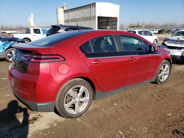 1G1RD6E4XCU107587 - 2012 CHEVROLET VOLT MAROON photo 3