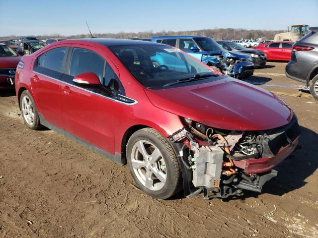 1G1RD6E4XCU107587 - 2012 CHEVROLET VOLT MAROON photo 4