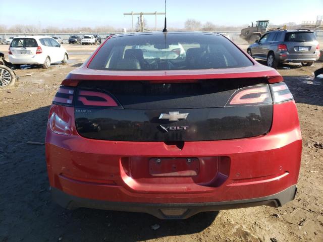 1G1RD6E4XCU107587 - 2012 CHEVROLET VOLT MAROON photo 6