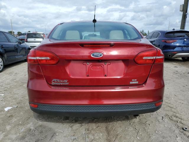 1FADP3FE6HL302121 - 2017 FORD FOCUS SE BURGUNDY photo 6