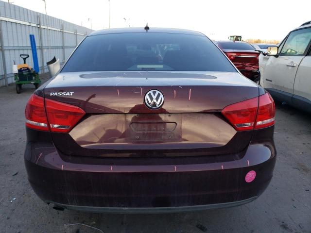 1VWAH7A3XDC053482 - 2013 VOLKSWAGEN PASSAT S PURPLE photo 6