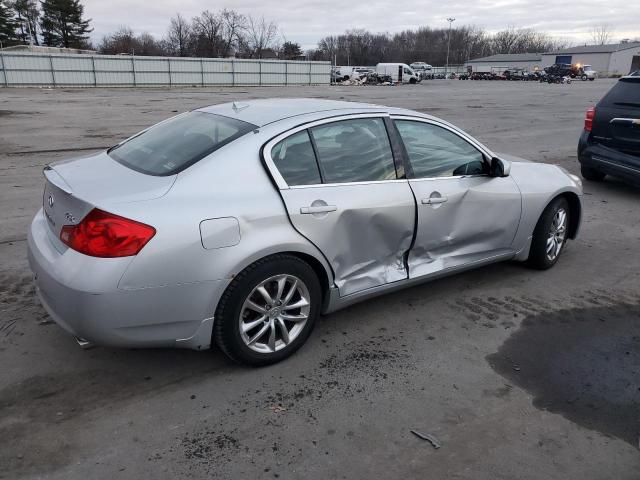 JNKBV61F78M276825 - 2008 INFINITI G35 SILVER photo 3