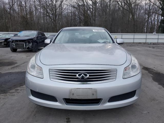 JNKBV61F78M276825 - 2008 INFINITI G35 SILVER photo 5