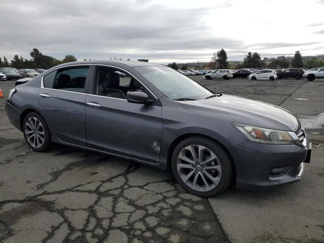 1HGCR2F54FA203026 - 2015 HONDA ACCORD SPORT GRAY photo 4