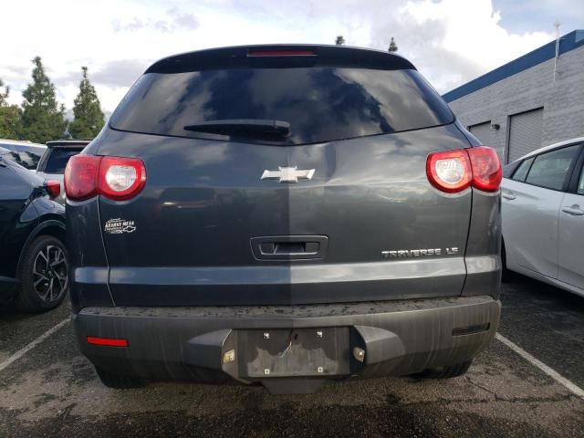 1GNLREED5AJ252230 - 2010 CHEVROLET TRAVERSE LS GRAY photo 6