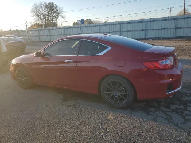 1HGCT2B80DA009737 - 2013 HONDA ACCORD EXL RED photo 2