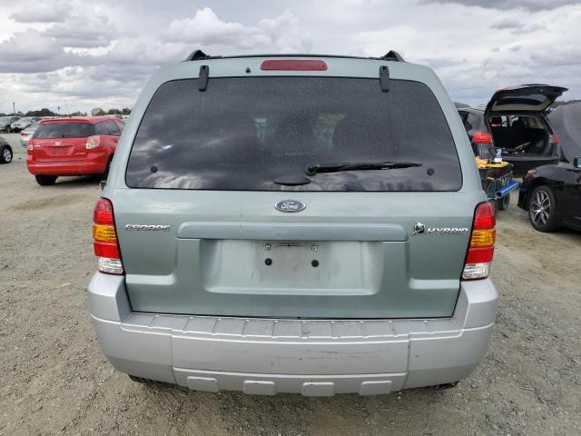 1FMCU49H57KB27936 - 2007 FORD ESCAPE HEV Grün Foto 6