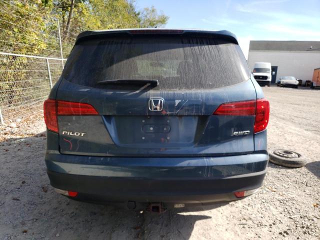 5FNYF6H51HB047961 - 2017 HONDA PILOT EXL GRAY photo 6