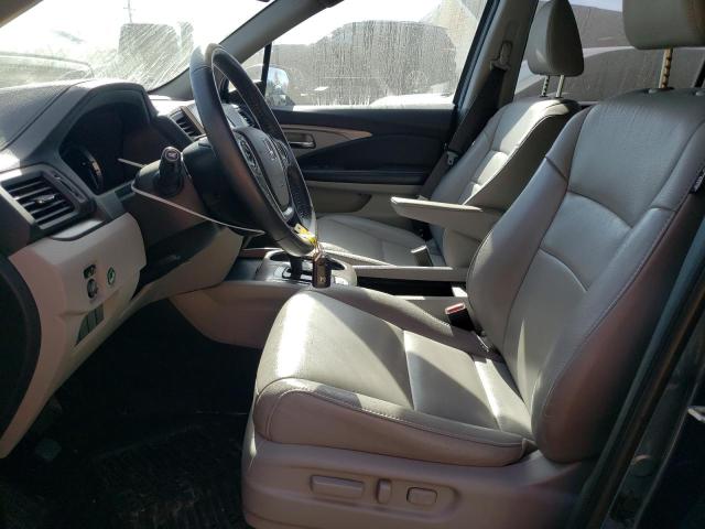 5FNYF6H51HB047961 - 2017 HONDA PILOT EXL GRAY photo 7