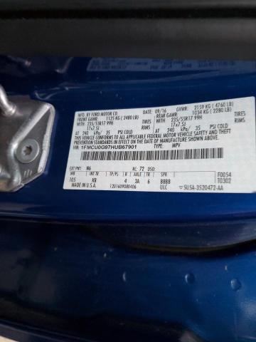 1FMCU0G97HUB67901 - 2017 FORD ESCAPE SE BLUE photo 14