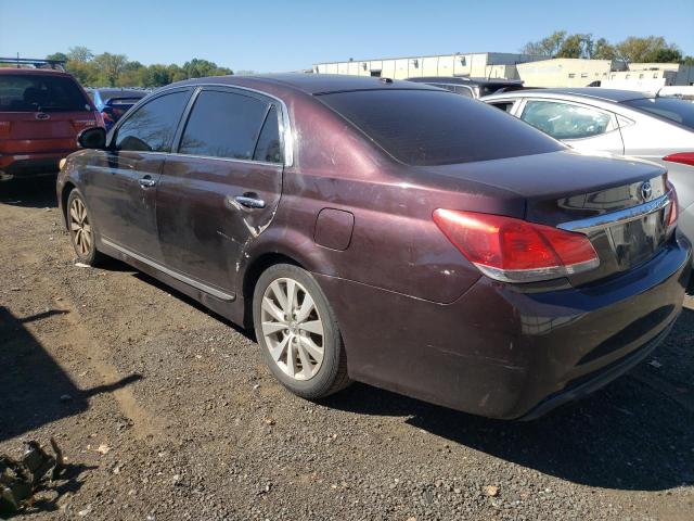 4T1BK3DB7BU417462 - 2011 TOYOTA AVALON BASE ბურგუნდია ფოტო 2