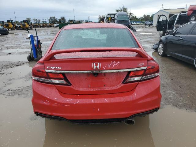 2HGFB6E55DH708730 - 2013 HONDA CIVIC SI RED photo 6