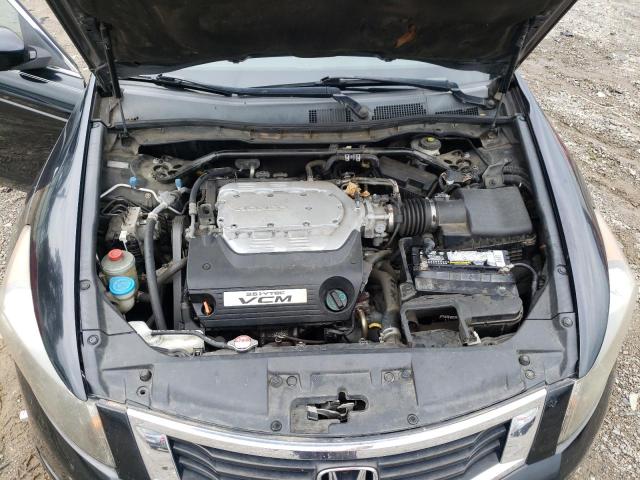 1HGCP368X8A055862 - 2008 HONDA ACCORD EXL BLACK photo 11