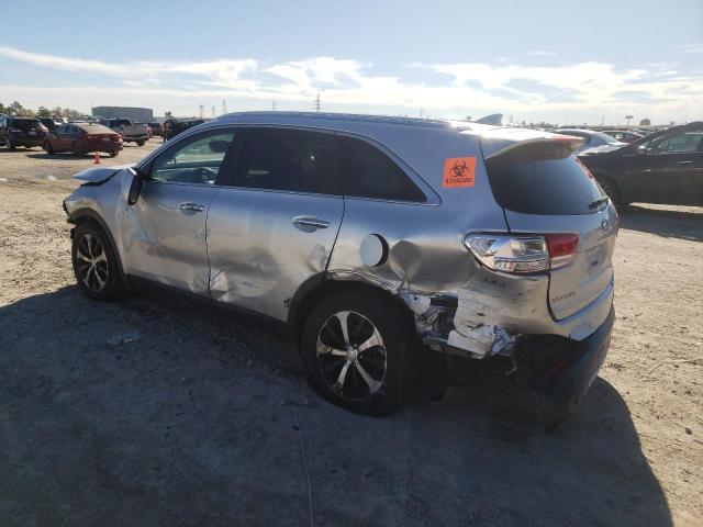 5XYPH4A1XHG276889 - 2017 KIA SORENTO EX SILVER photo 2