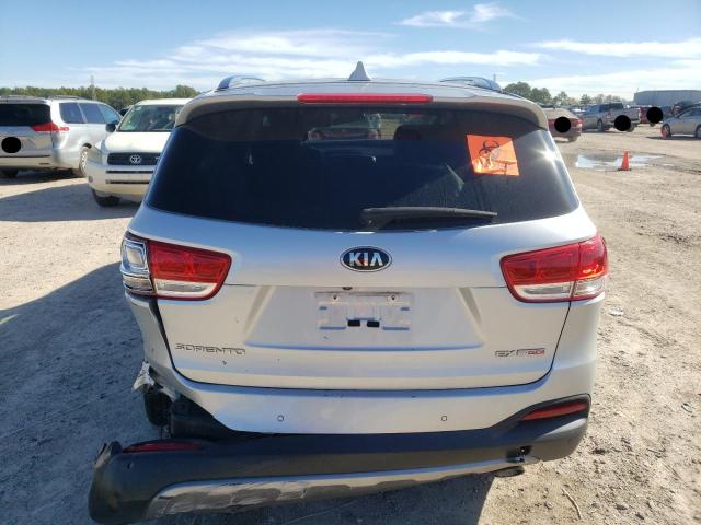 5XYPH4A1XHG276889 - 2017 KIA SORENTO EX SILVER photo 6