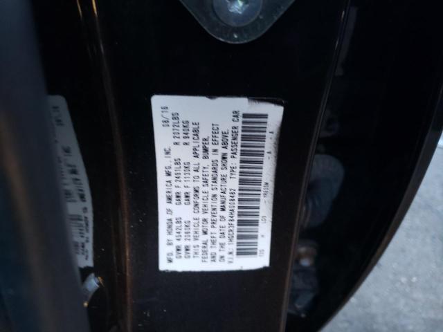 1HGCR3F84HA008482 - 2017 HONDA ACCORD EXL BLACK photo 12