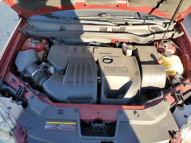 1G1AT58H697104640 - 2009 CHEVROLET COBALT LT RED photo 11