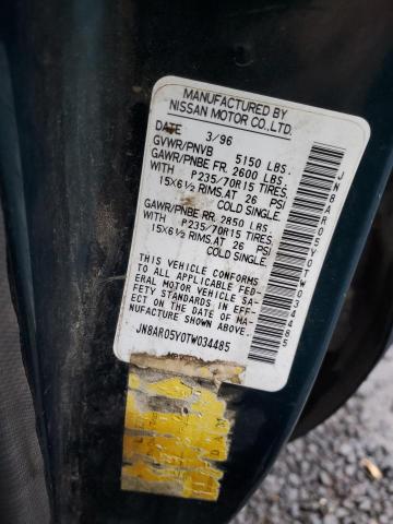 JN8AR05Y0TW034485 - 1996 NISSAN PATHFINDER LE 绿色 照片 13