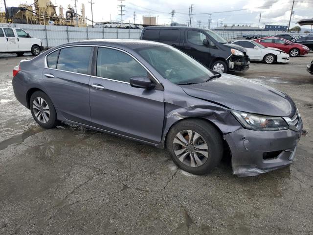 1HGCR2F33FA177260 - 2015 HONDA ACCORD LX GRAY photo 4