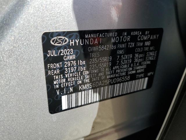 KM8S6DA25PU096558 - 2023 HYUNDAI SANTA FE SEL Gümüş fotoğraf 13