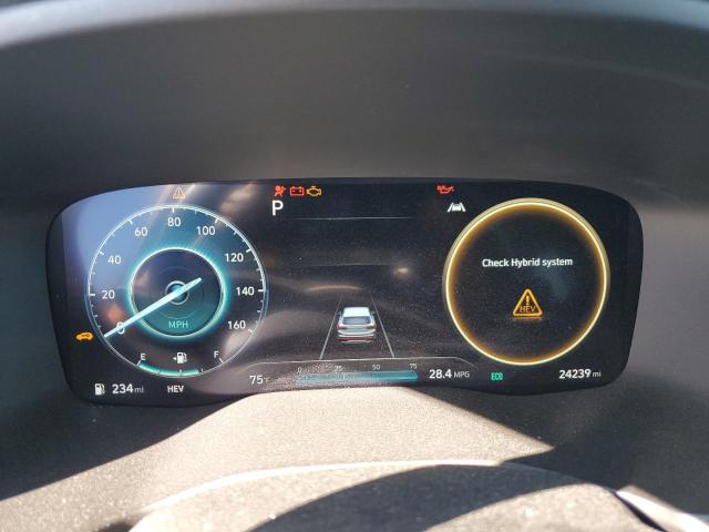 KM8S6DA25PU096558 - 2023 HYUNDAI SANTA FE SEL Gümüş fotoğraf 9