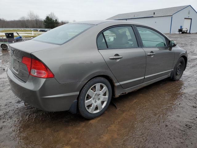 2HGFA16508H314160 - 2008 HONDA CIVIC LX BROWN photo 3