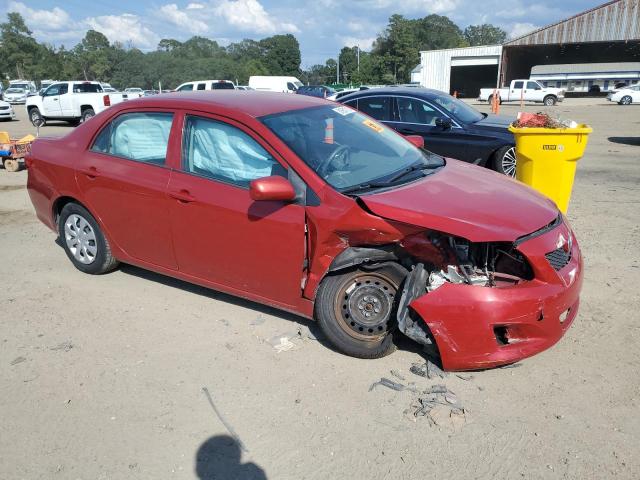 1NXBU4EE2AZ256252 - 2010 TOYOTA COROLLA BASE Қызыл фото 4