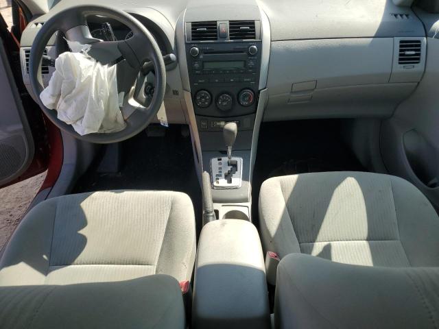 1NXBU4EE2AZ256252 - 2010 TOYOTA COROLLA BASE Қызыл фото 8