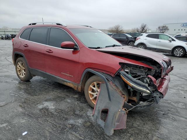 1C4PJLCB5HW549888 - 2017 JEEP CHEROKEE LATITUDE RED photo 4