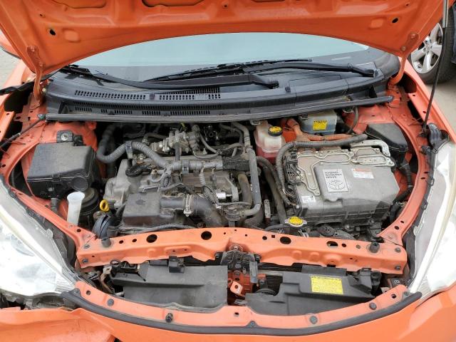 JTDKDTB31C1005194 - 2012 TOYOTA PRIUS C ORANGE photo 11