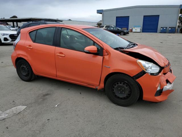 JTDKDTB31C1005194 - 2012 TOYOTA PRIUS C ORANGE photo 4